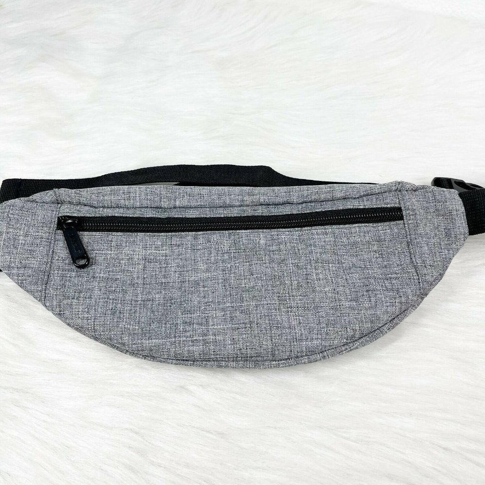 Tinyat Mens Gray Travel Fanny‎ Bag Waist Pack Sling Pocket Lightweight Belt Bag